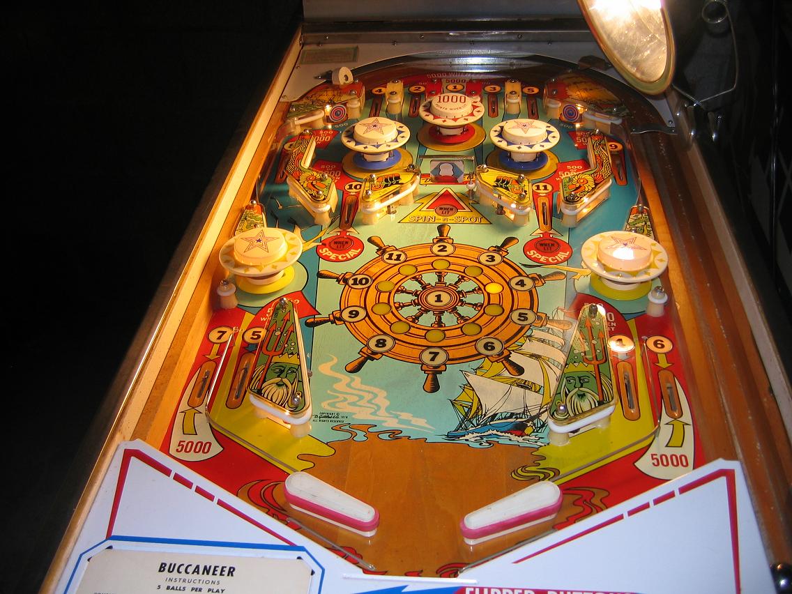 buccaneer pinball for sale